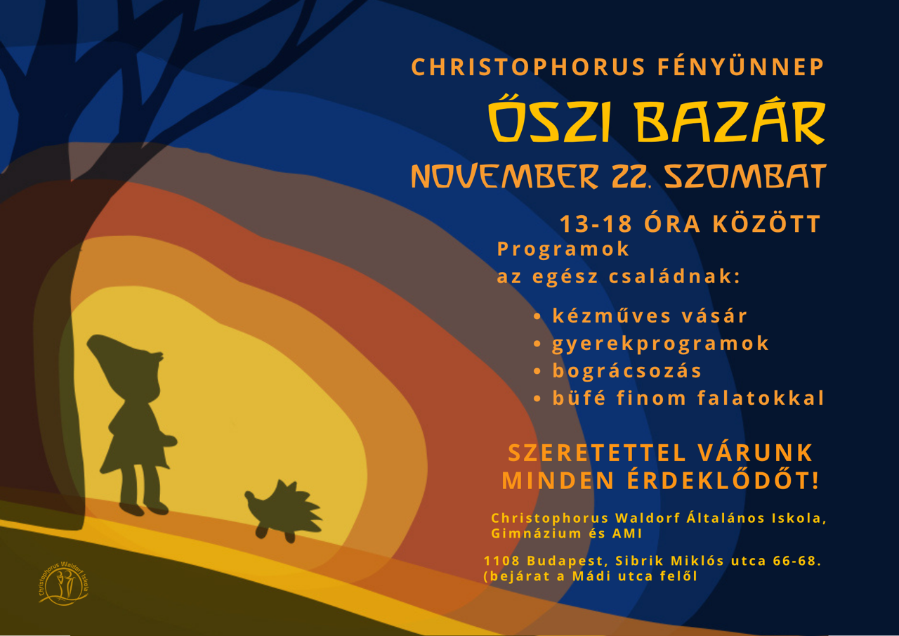 Christophorus Fényünnep – Őszi bazár