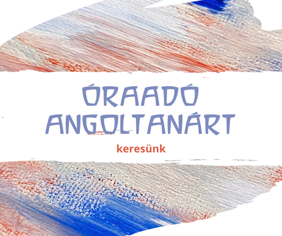 Óraadó angoltanárt keresünk